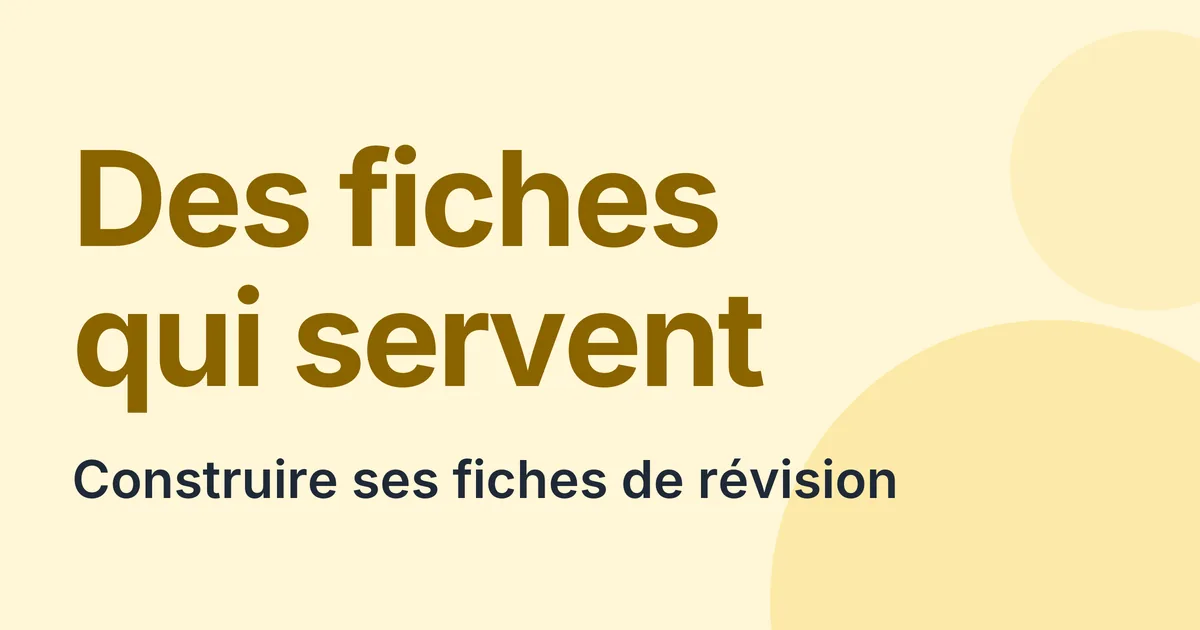 Construire ses fiches de révision CRPE avec la méthode Cornell