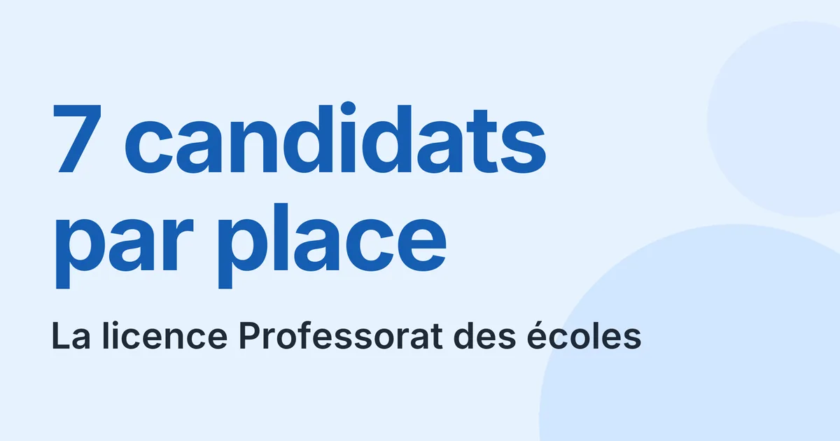 Licence professorat des écoles (LPE), programme et concours