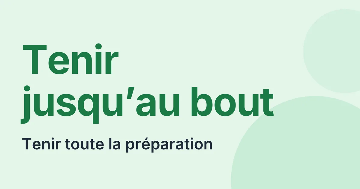 Tenir 9 à 12 mois de CRPE grâce à la discipline plutôt qu'à la motivation